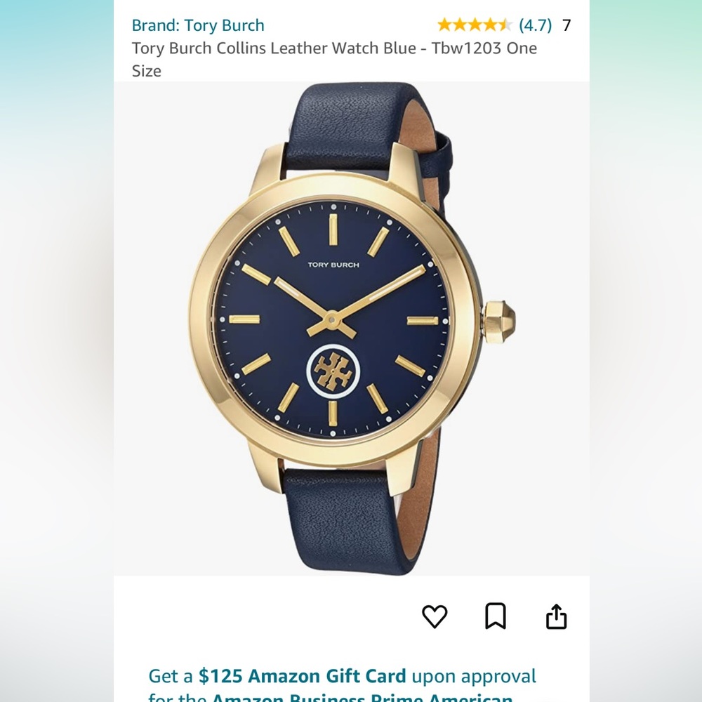 Tory Burch Collins Watch NWT